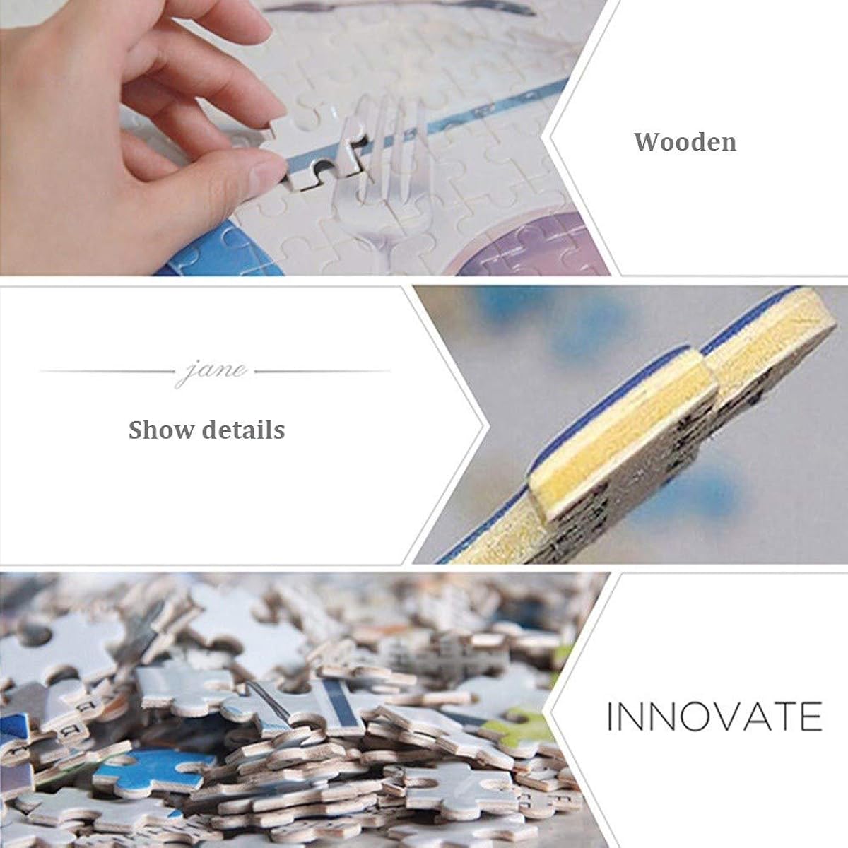 Detective Conan Puzzle Figure Decompression Toy Game 500/1000/1500 Pieces (1500 Pieces)