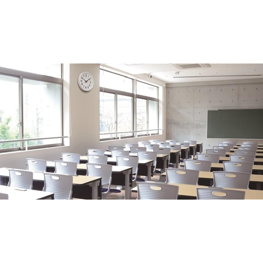 Seiko Clock Wall Clock Office Type Radio Analog White KX236W