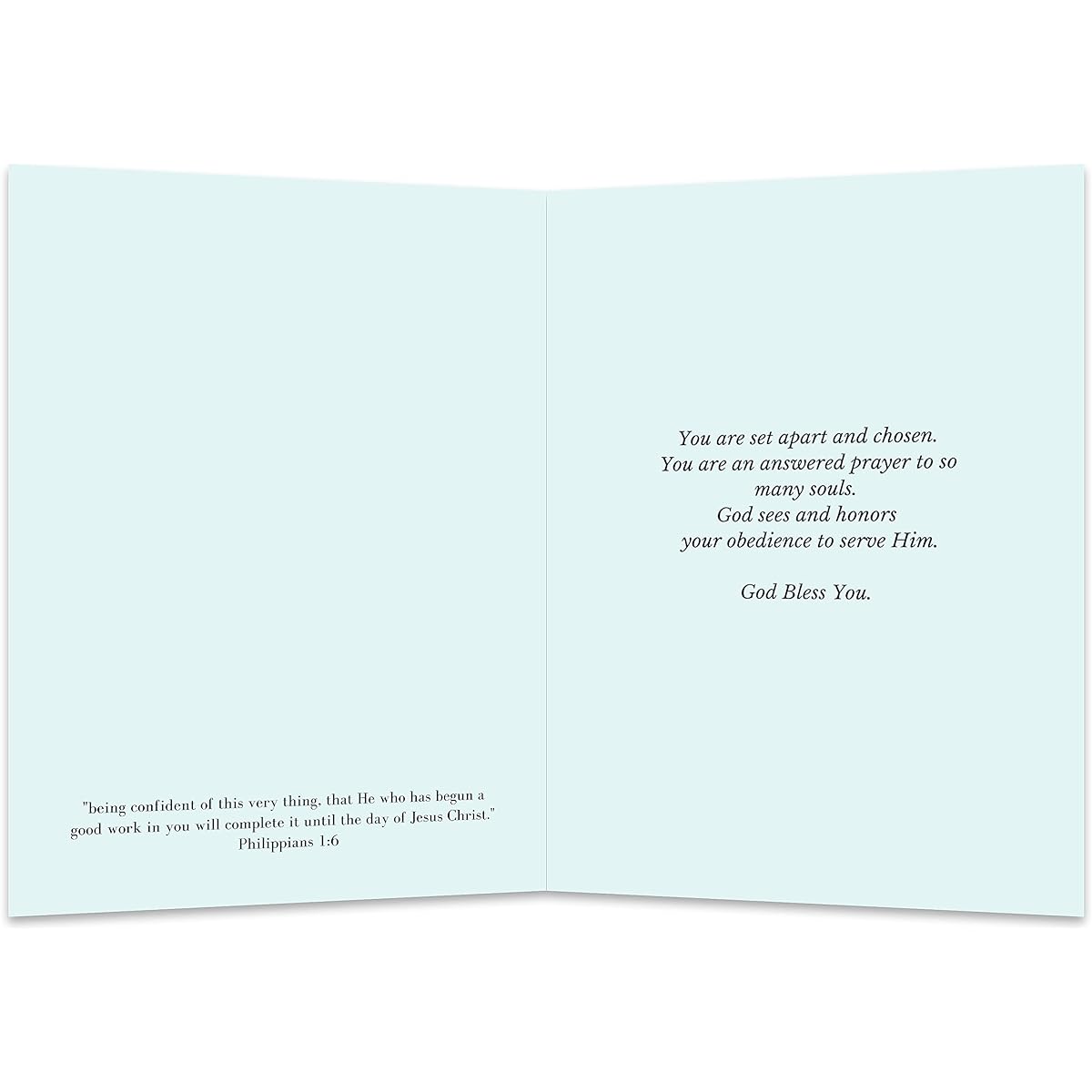 Pack of 12 Pastor/Minister/Church Staff/Volunteer/Ministry Appreciation Gift Cards