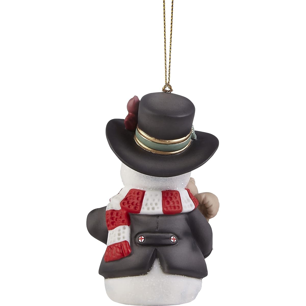 Precious Moments 221016 Wishing You A Sweet Season Snowman Bisque Porcelain Ornament
