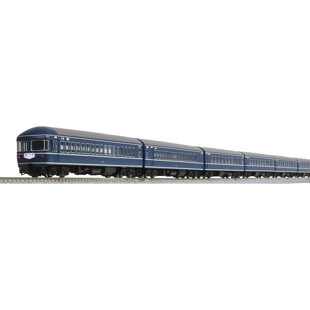 KATO N Gauge 20 Series Sleeper Express Asakaze Initial Formation 7-Car Addition Set 10-1726 Railway Model Passenger Car Blue