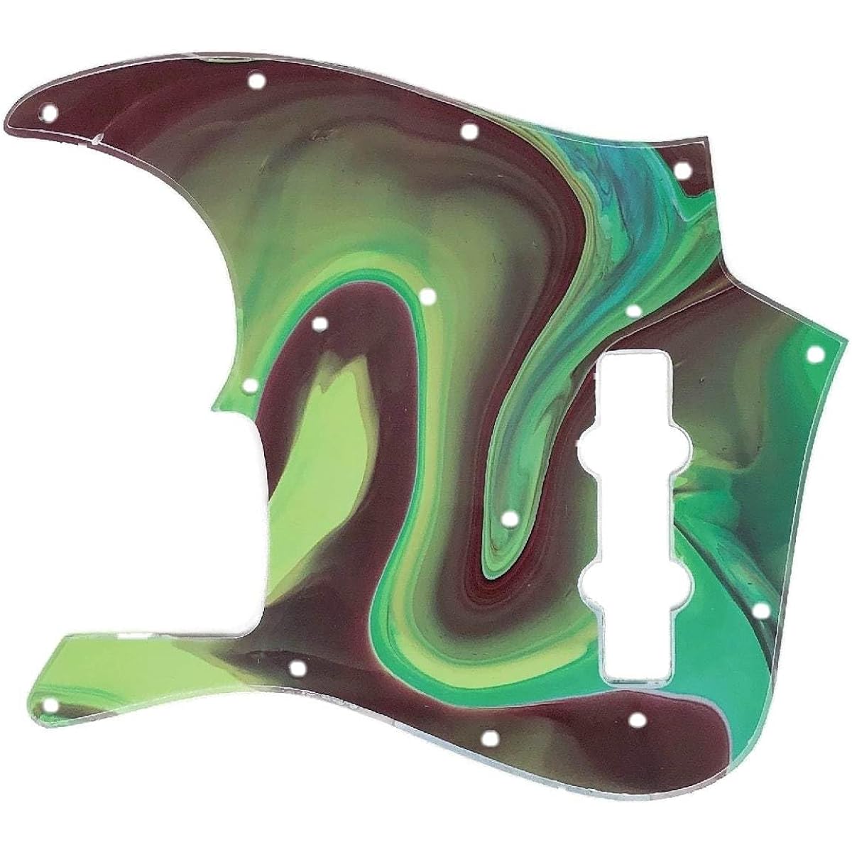 Jazz Bass Jazz Bass Marble Pickguard JA4-1 Compatible with Fender etc.