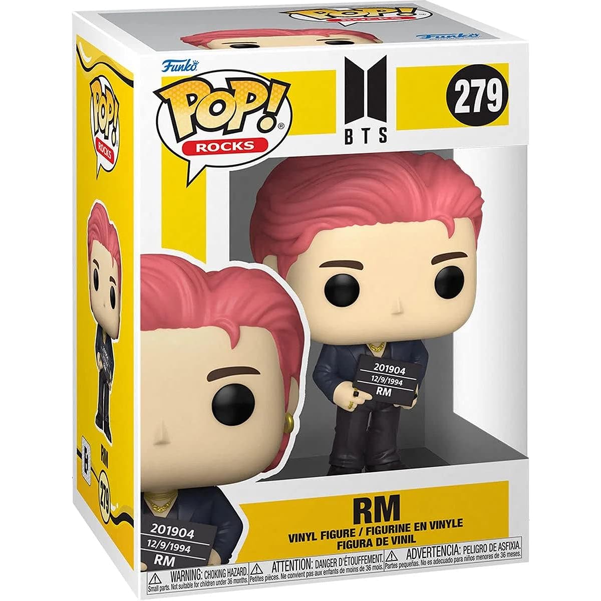 POP Rocks: BTS Butter - RM Funko Vinyl Figure (with Compatible Box Protector Case) Multicolor 3.75"