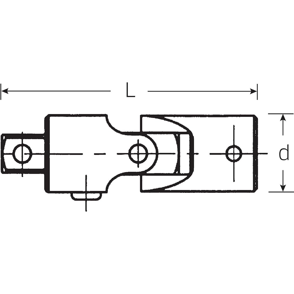 Stahlwille 407QR (1/4SQ) Universal Joint (Quick Release)