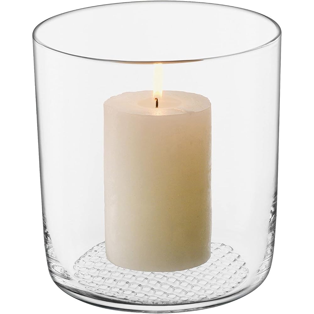 LSA Market Planter/Vase/Lantern H16cm Clear