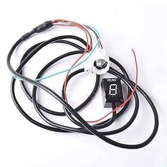 Speed Display Meter Kawasaki KLX 250 All Year Super Sherpa 250 1997-2010 KL250 KLX250 Motorcycle Gear Indicator Digital 1-6 Level Gear Meter
