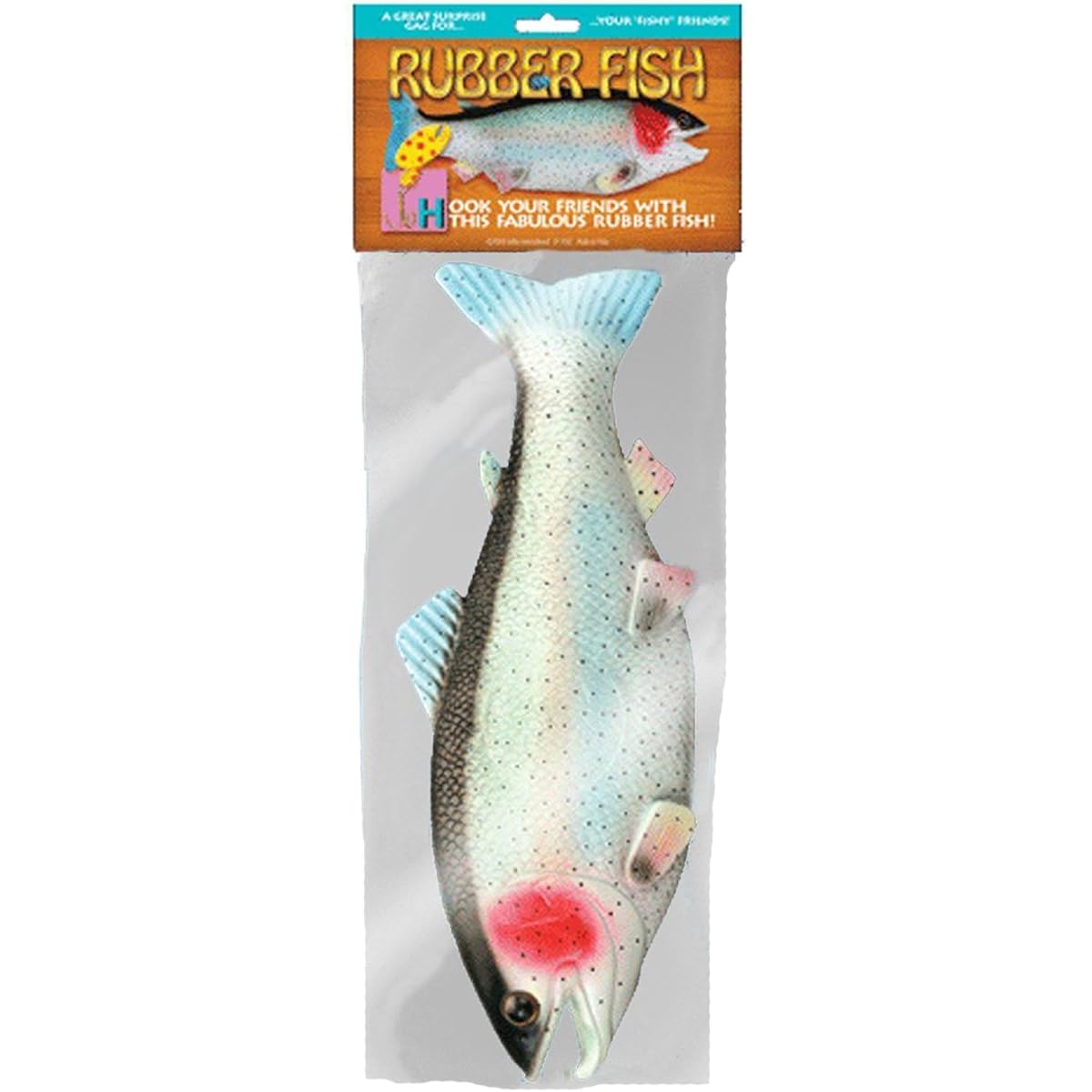 4pcs (Bulk Lot) Realistic Jumbo Size Fake 13" Rubber Trout Fish