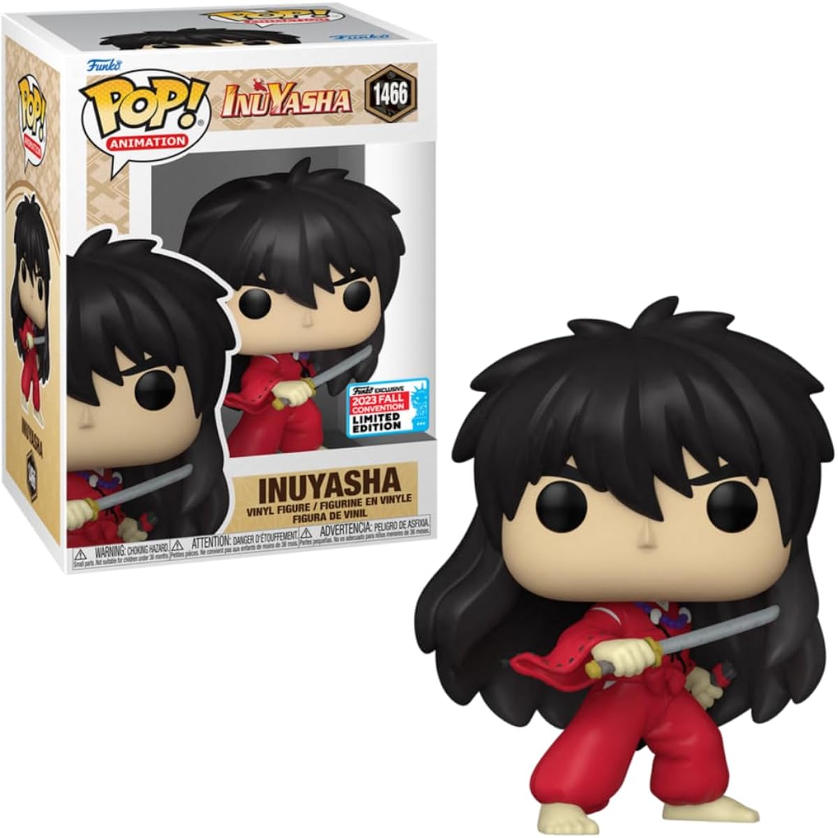 Funko POP! アニメ:InuYasha Human Type InuYasha (NYCC 2023 Limited)