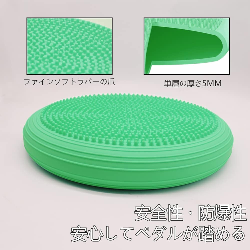 ONEGURU Balance Cushion, Core Training/Posture Correction, Core Training, Exercise, Core Muscle, Inner Muscle Strengthening, For Children to Elderly People, Yoga, Load Capacity 250kg, Core Training Cushion, Includes Air Pump