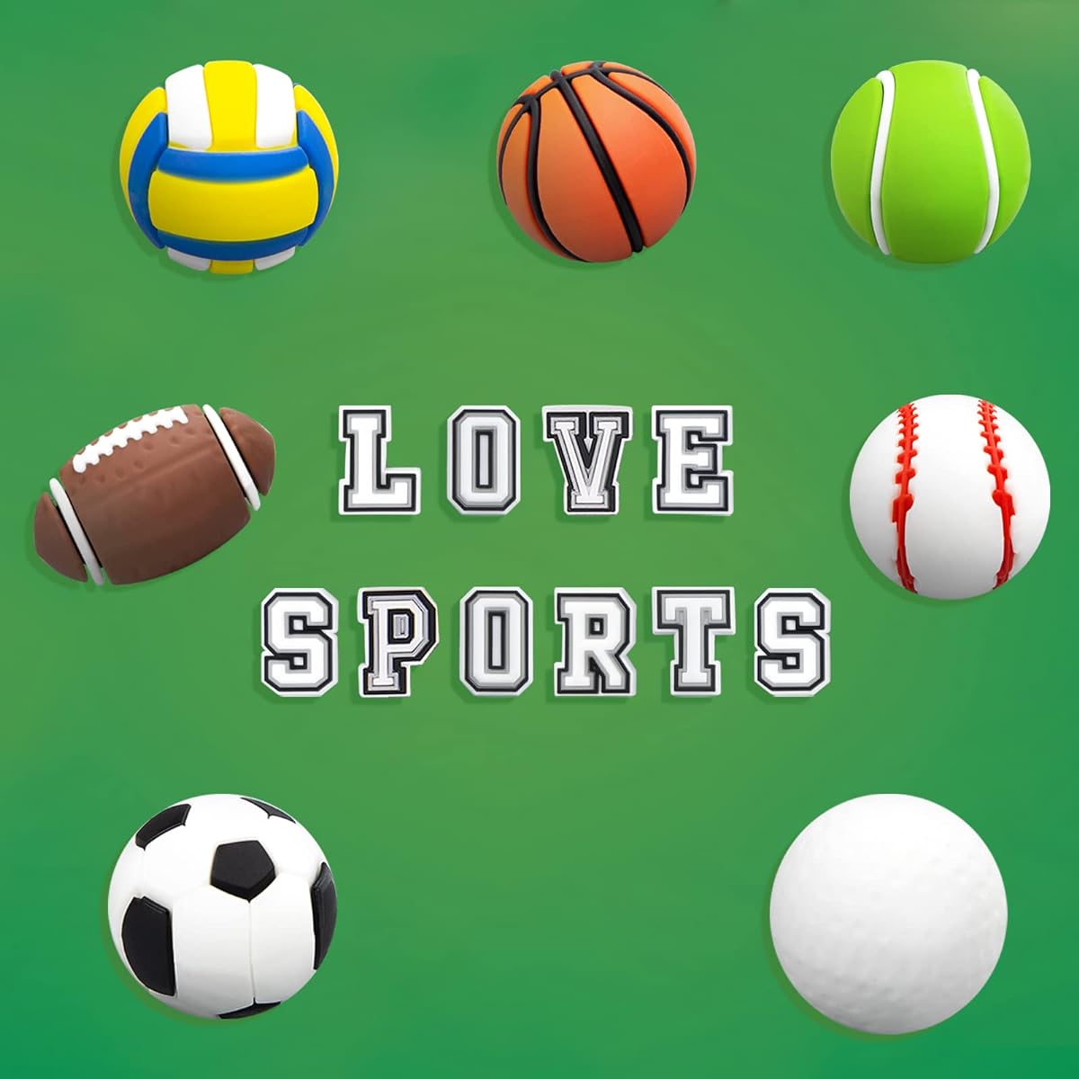 Basketball Decorative Charms, Sports Charms, Gifts for Boys, Kids, Teens, Men