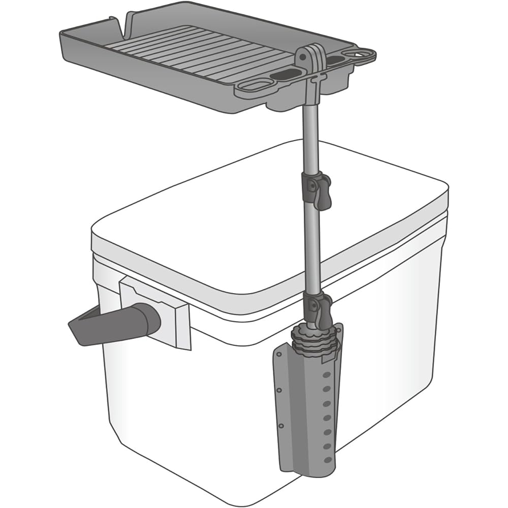 Daiichi Seiko Tackle Box Tray Tackle Station 33161 Black H252 x W167 x D30mm