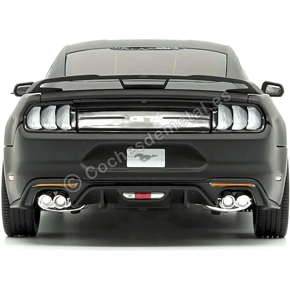 DIECAST MASTERS 1/18 Ford Mustang GT 2019 Left Handle Matte Black (Custom Color) Finished Product