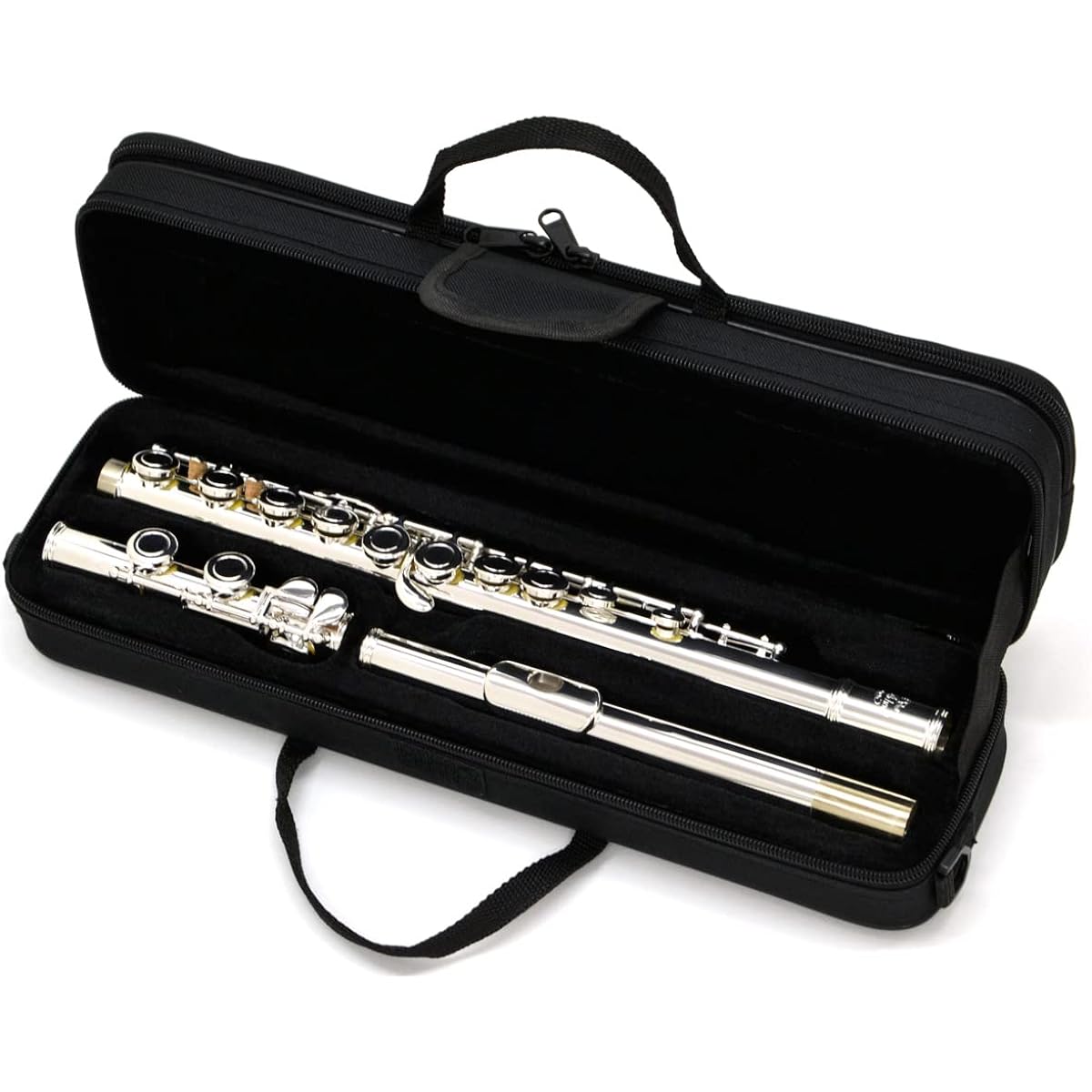 J Michael Beginner's Flute FL-300S Silver Plated Finish