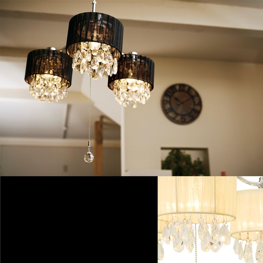 INTERFORM INC. Pendant Light Dorée3 - BK Black Applicable tatami size: 4.5 tatami ~ 6 tatami LT-8221BK