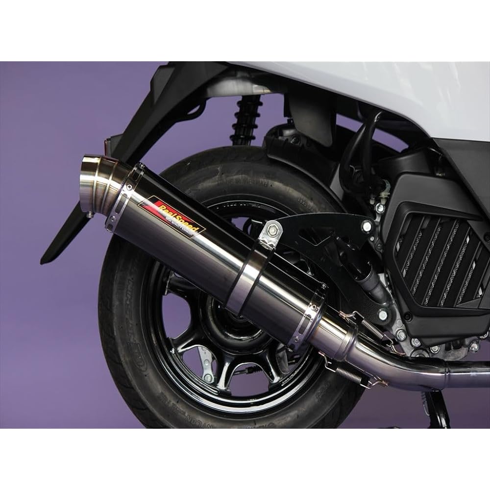 Realspeed Yamaha JOG (2BH-AY01) Blade Stainless Steel Muffler Black Color RSP-BLA-215