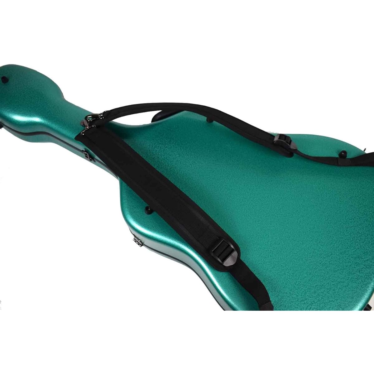Fiberglass Guitar Hard Case D Style Matte Green