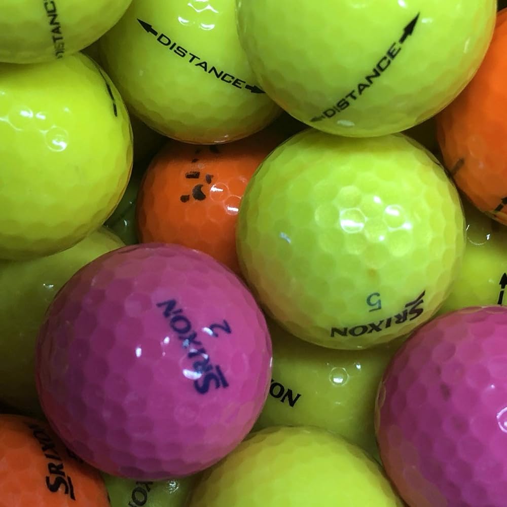 SRIXON Lost Balls Various Mixed Color Balls 50 Pieces B Rank Used Golf Ball Set
