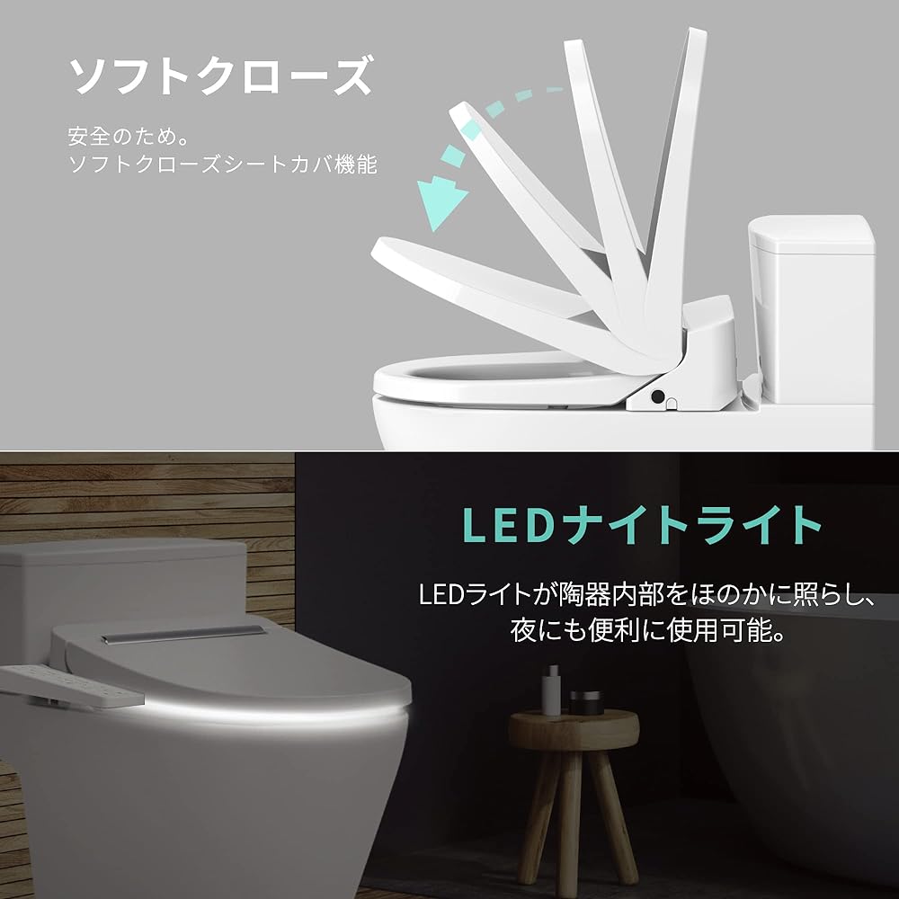 VOVO STYLEMENT Warm Water Wash Toilet Seat Washlet Self-cleaning Heating Sheet Warm Air Drying Energy Saving Hot Water Storage Type (VB-3000SE)