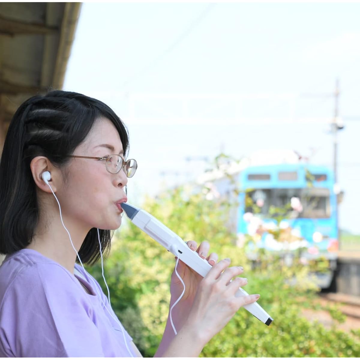 TAHORNG Electronic Recorder Elefue + Washable Mouthpiece Set of 3 EFMP3 Red EF10RD