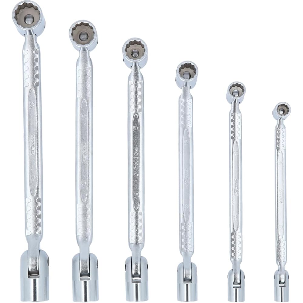 KS TOOLS CLASSIC Double revolving head spanner set 6 pcs 517.0310