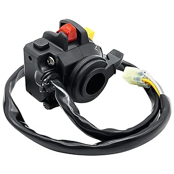 M MATI Left Handlebar Start Stop Headlight Switch for Suzuki Eiger 400 Kingquad 400 Vinson 500 Ozark 250 Quadsport 250 Quadmaster 500 Quadrunner 500 LT-A LT-F LT-Z 37400-27H00 37400-09F02