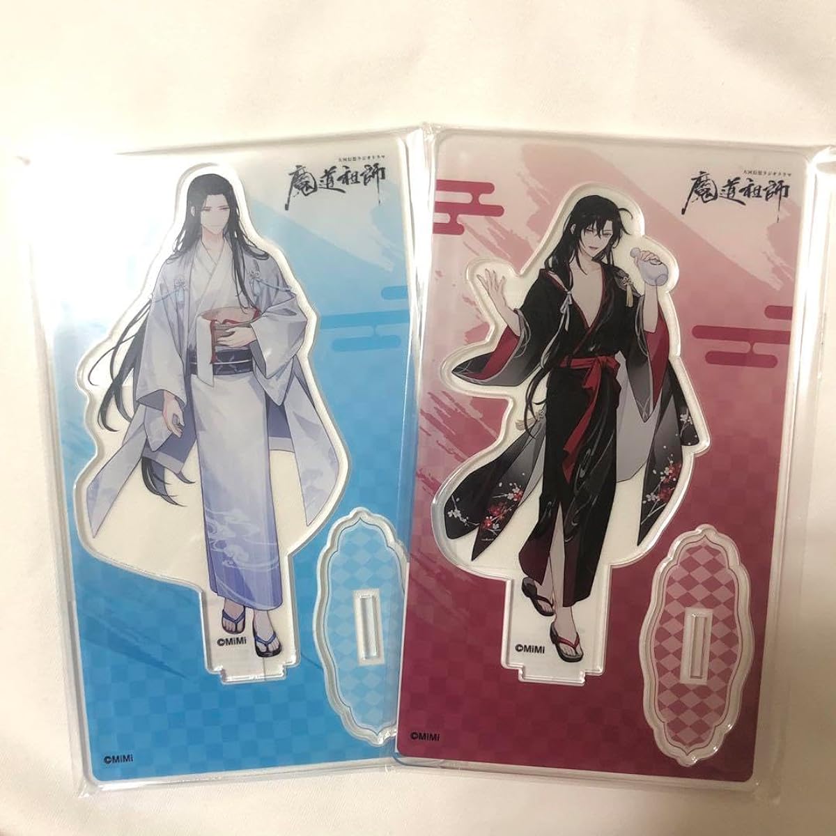 The Master of Diabolism Karaoke Iron Man Karatetsu Acrylic Stand Wei Wuxian Lan Wangji