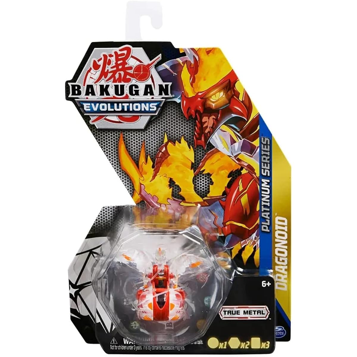 Dragonoid Diamond Chase New 2022 Bakugan Evolution Platinum Series True Metal