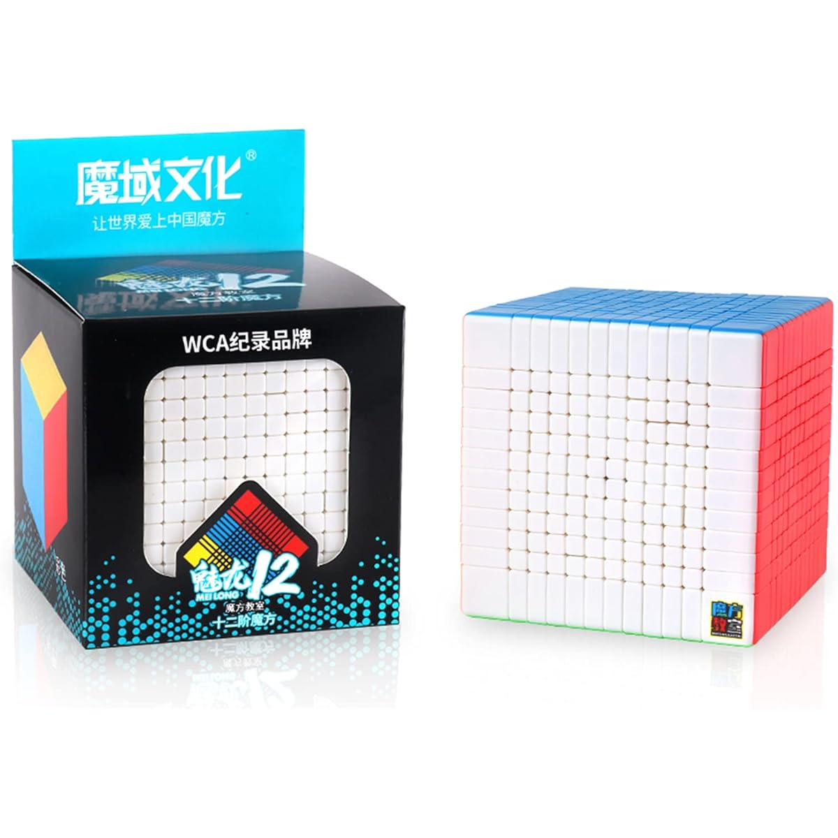 Bokefenuo Moyu Meilong 12x12 Stickerless Moyu 12x12x12 Magic Cube Puzzle