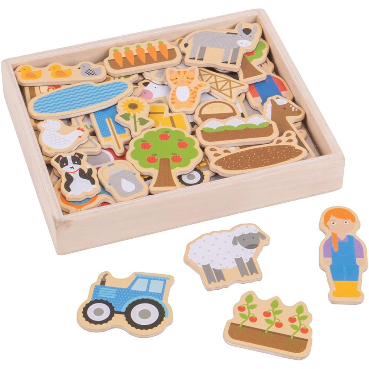Bigjigs Toys Magnets Ferme