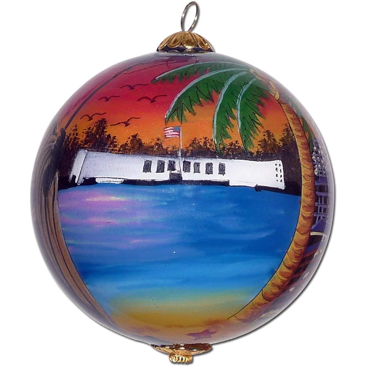 Waikiki Hawaii Christmas Ornaments Collectible