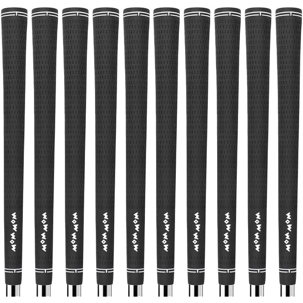 Golf Grip Wood Iron Grip Set of 8 Grips Replacement Anti-Slip No Backline All Weather Performance Rubber Material M60 Plain Pure Color WOW