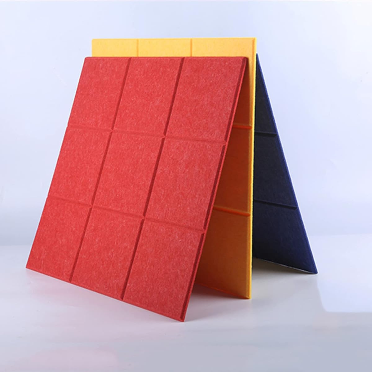 Decorative Cork Board, 3030CM High Density Acoustic Foam Panel Lightweight Soundproof Wall Panel for Recording Studio, Home Theater (#12 30*30CM*9MM) (#7 30*30CM*9MM)