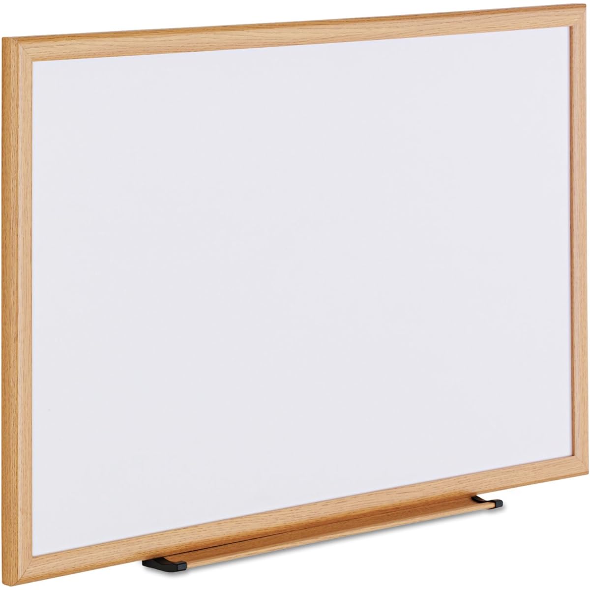 Dry Erase Board, Melamine, 36 x 24, Oak Frame 1-Pack