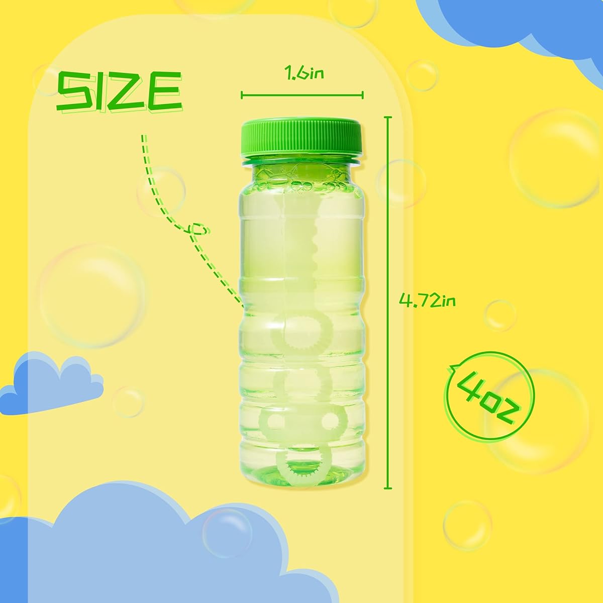 Naivees Refillable Bubble Solution 12 Pack