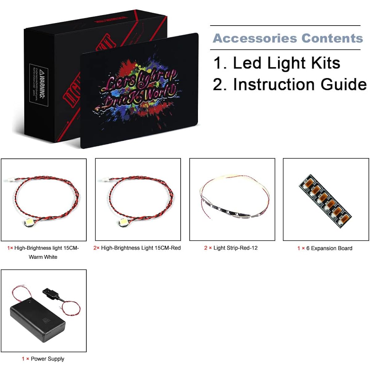 BrickBling LED Light Lego Star Road Helmet Set 76251 (Light Only) 2023 Compatible with Lego Helmets Light up your model