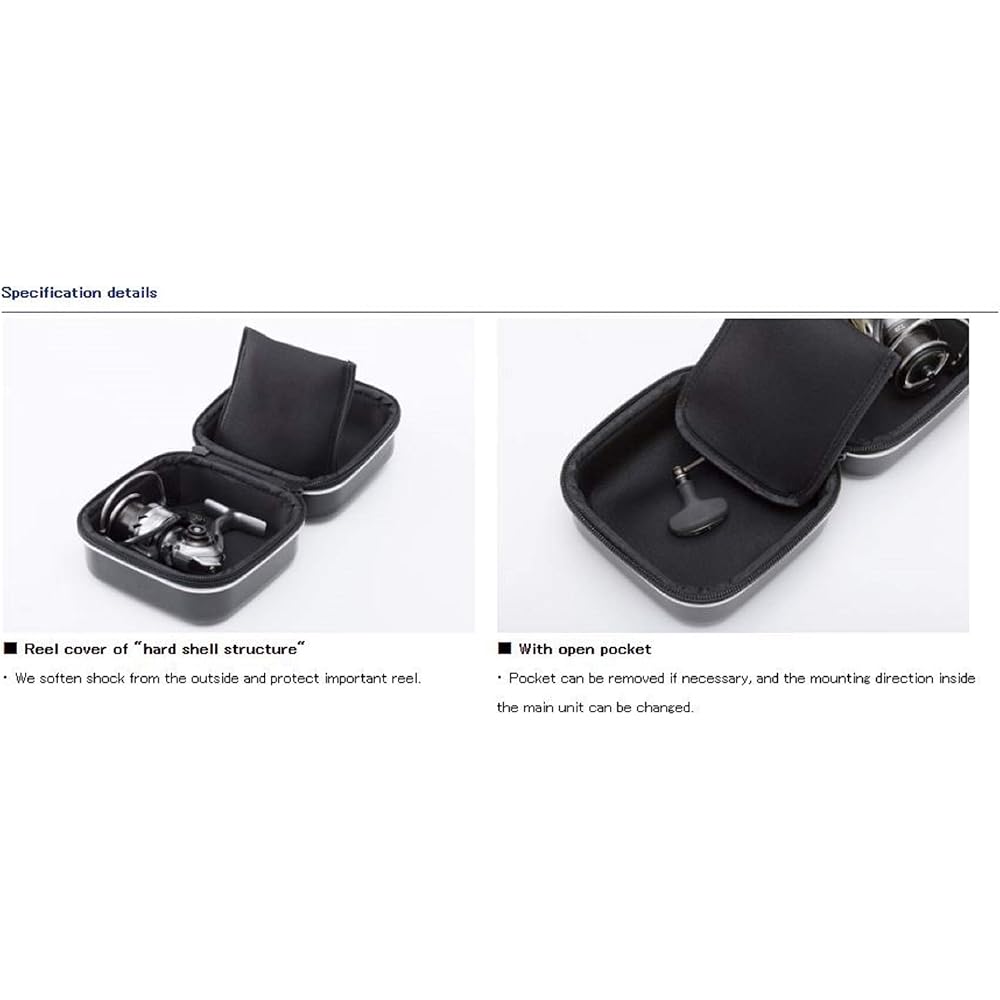 DAIWA Reel Case HD Reel Cover (A) CV-S Black