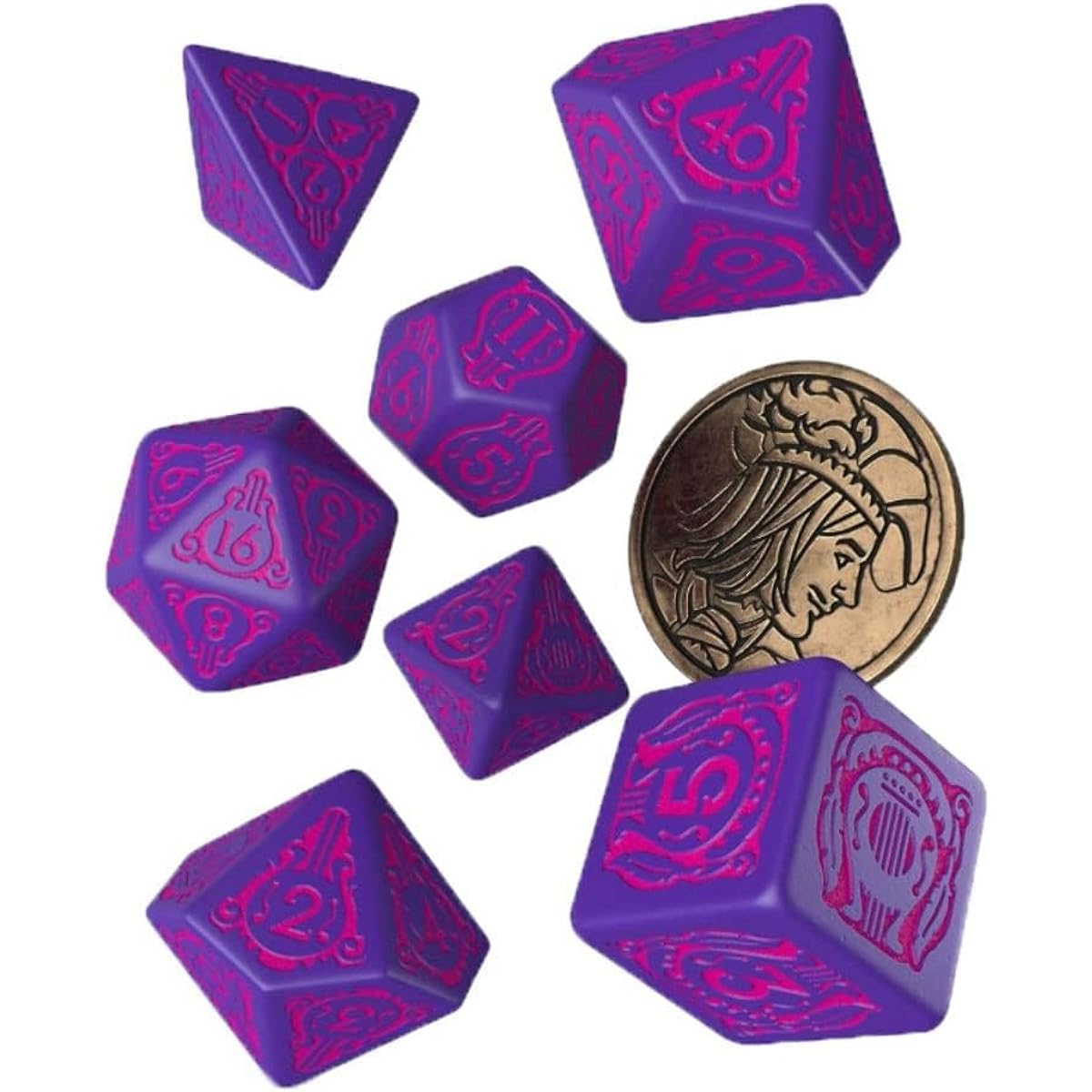 Q-Workshop Witcher Dice Set Dandelion Q-Workshop Conqueror of Hearts