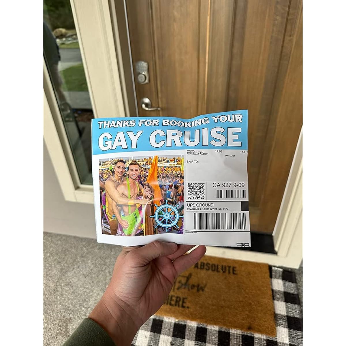 Beersy Gay Cruise Prank Package: Perfect gift for Father's Day, hilarious pranks and gags.