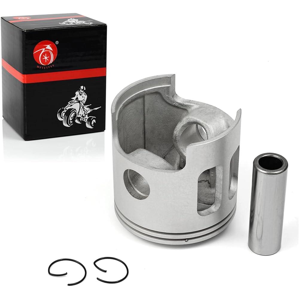 Oversize 0.5mm Piston Gasket Kit & Piston Ring for Yamaha G1 2 Cycle Gas Golf Cart 1978-1989