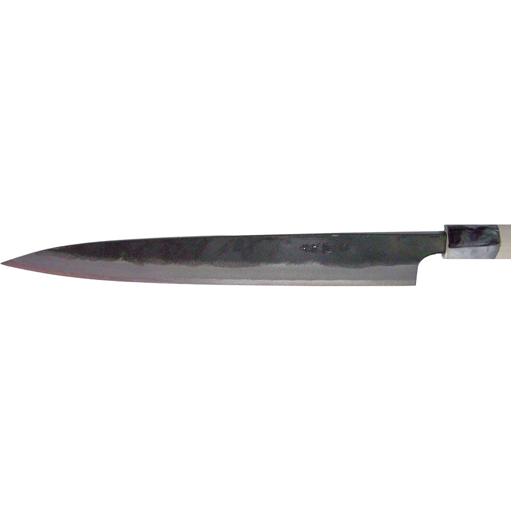 Tosa Knife Distribution Center Tosa Knife Knife Black Uchi Yanagiba Knife White Steel No. 1 240mm