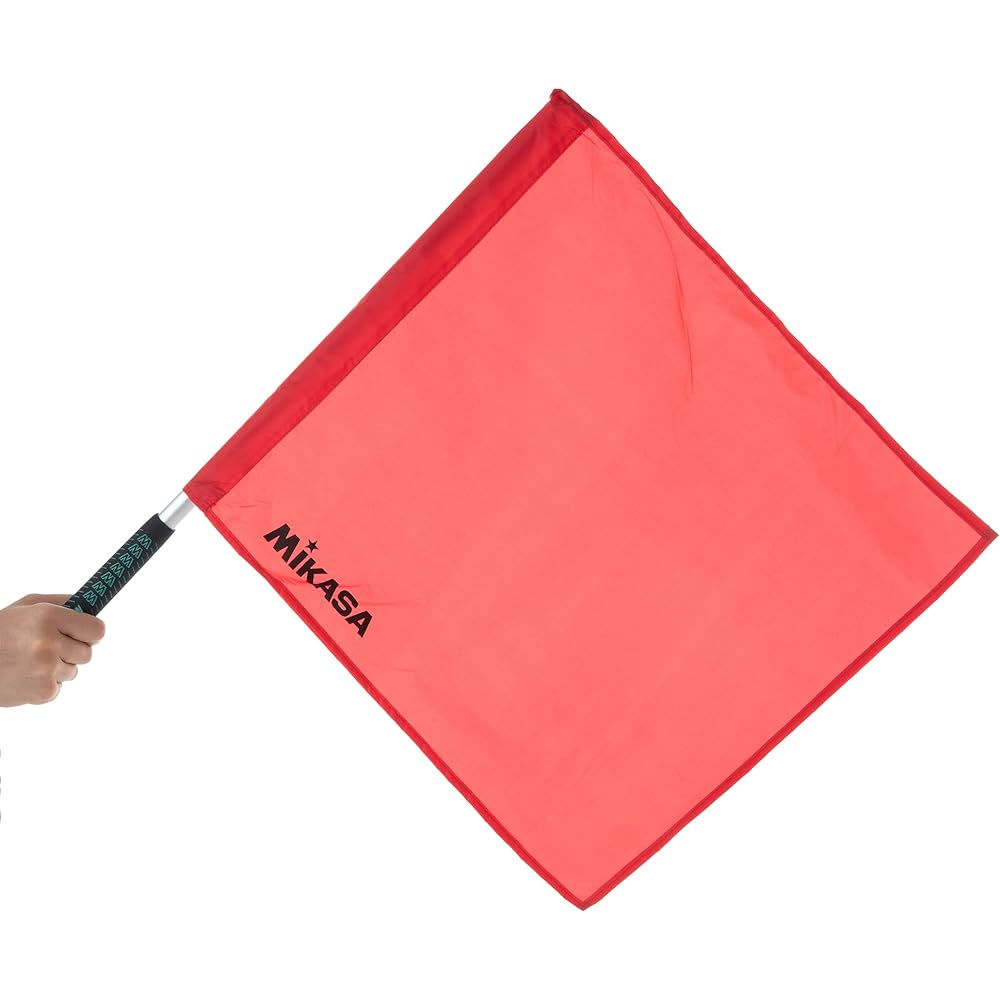 MIKASA Linesman Flag for Dodgeball Red with dedicated case BA-16