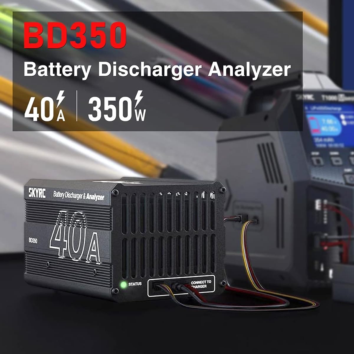 SKYRC BD350 Discharger 40A High Current Discharge Battery Analyzer D200neo Optional Product