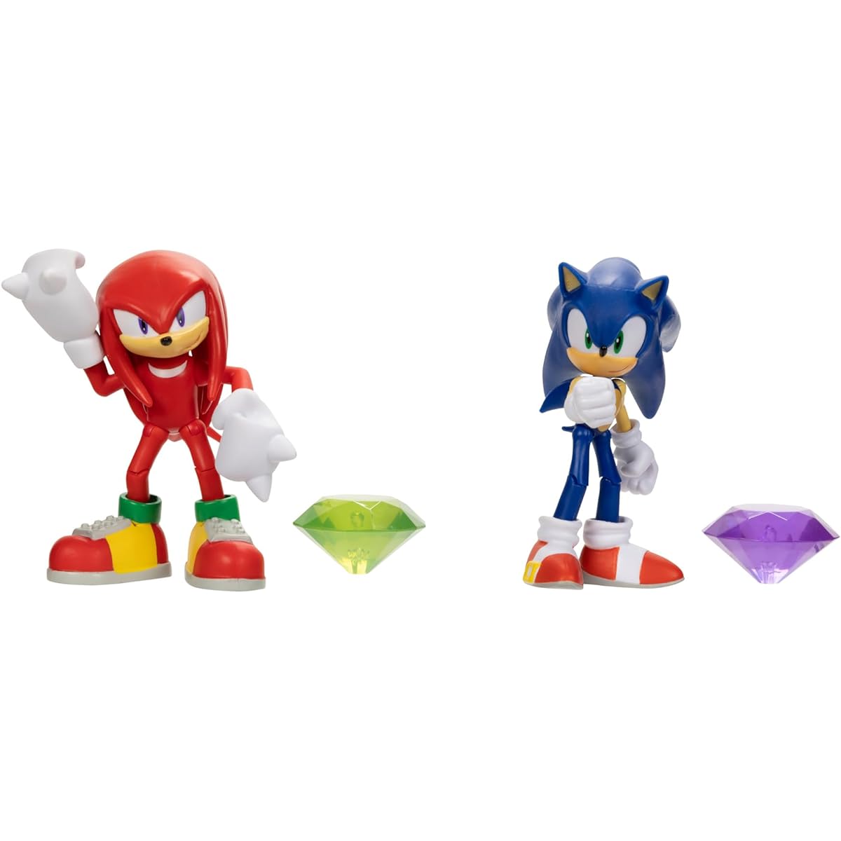 Sonic the Hedgehog Sonic 4 inch figure 2 pack Modern Sonic Modern Knuckles