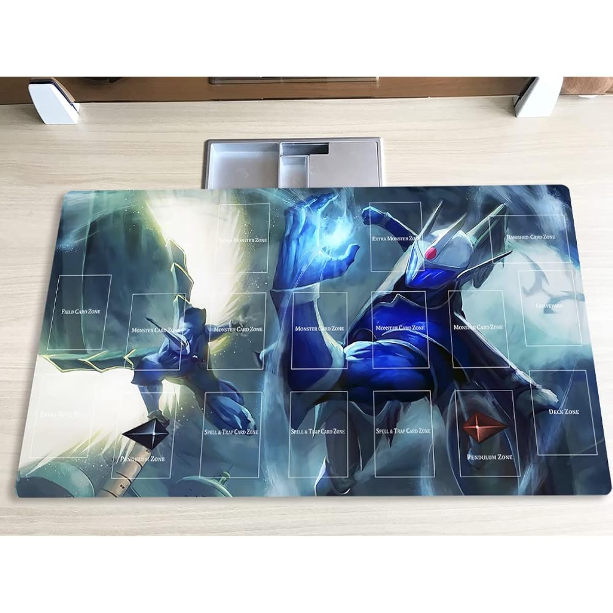 Mlikemat Playmat Board Game Elemental Hero Neos TCG CCG Trading Card Game Mat + Free Bag