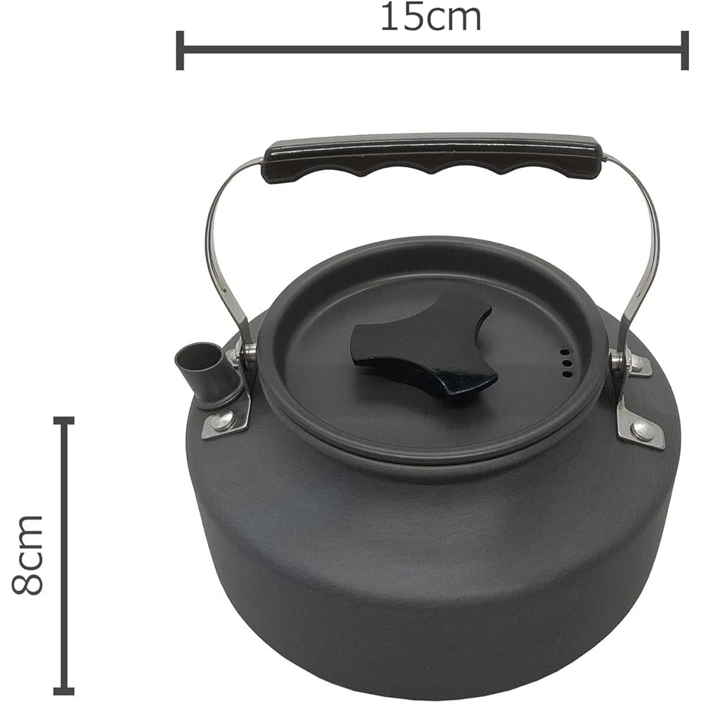 Seekdem Aluminum Cooker, Outdoor Pot, Frying Pan, Kettle, Camping Cookware, Storage Bag Included, Fork, Spoon, Knife, 4-9 Piece Set