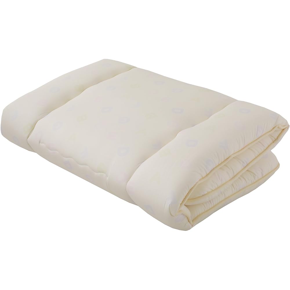 Tokyo Nishikawa Junior Hygiene Bedding, Synthetic Fiber Futon, Alphabet Pattern, Junior Size, 90 x 180cm, Made in Japan, LD66900001-M