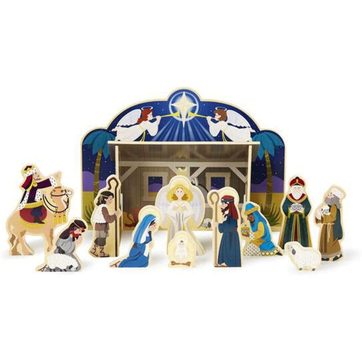 Melissa and Doug Wooden Nativity Set