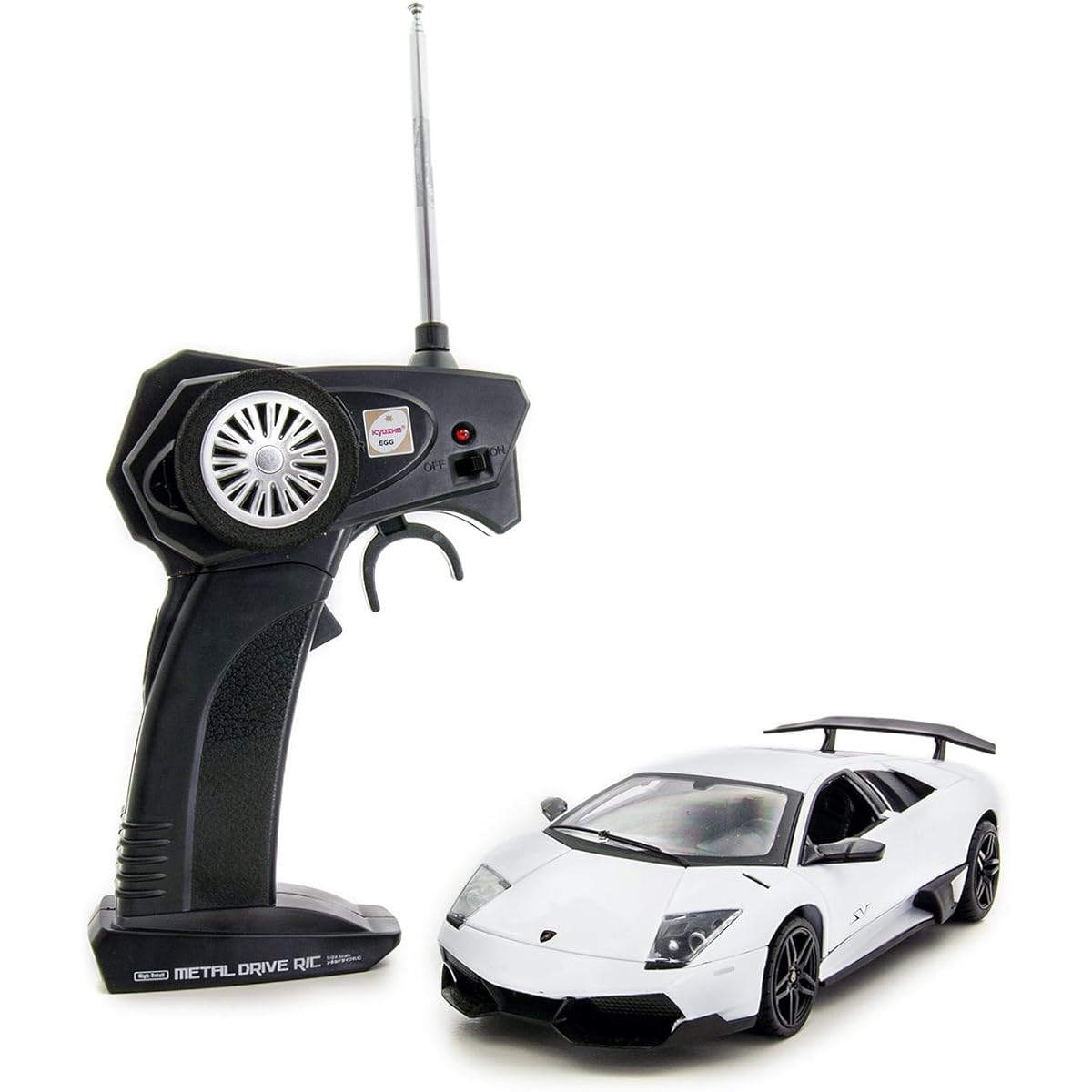 Kyosho Kyoso EGG Metal Drive RC Lamborghini Murcielago Super White