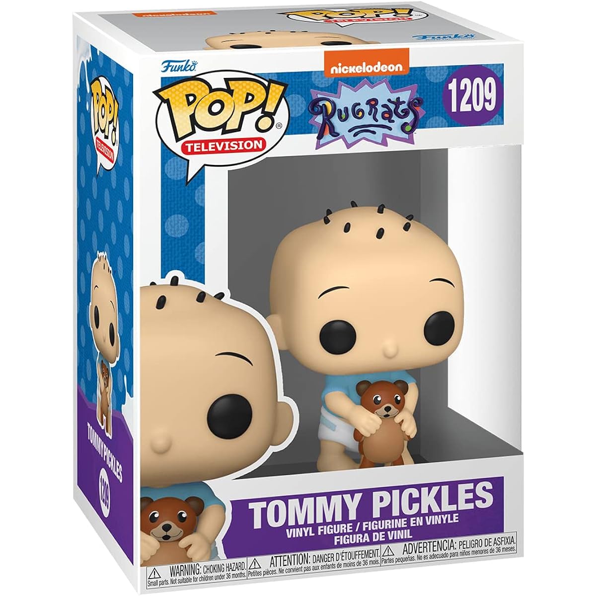 POP Rugrats - Teddy Bear and Tommy Pickles Funko Pop! Vinyl Figure (Includes Compatible Pop Box Protector Case), Multicolor, 3.75"