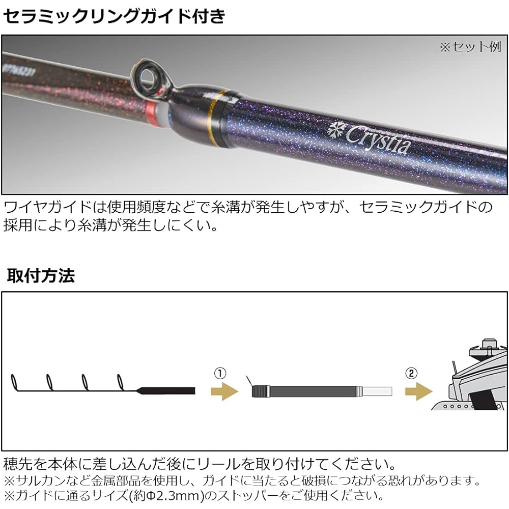 DAIWA 17 Christia Tip Extension Kit